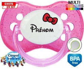 Noeud + prénom: Sucette Cerise-su7.fr