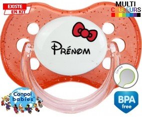 Noeud + prénom: Sucette Cerise-su7.fr