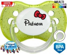 Noeud + prénom : Sucette Cerise