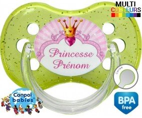 Design princesse + prénom: Sucette Cerise-su7.fr