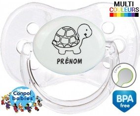 Tortue + prénom: Sucette Cerise-su7.fr
