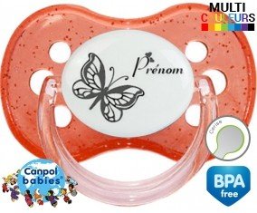Papillon 2 + prénom: Sucette Cerise-su7.fr