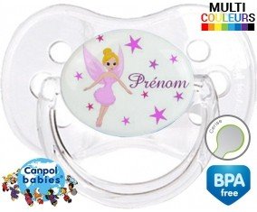 Fee étoile + prénom: Sucette Cerise-su7.fr