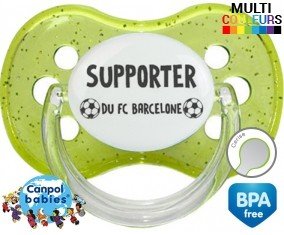 Foot supporter fc barcelone: Sucette Cerise personnalisée -