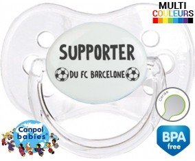 Foot supporter fc barcelone: Sucette Cerise personnalisée -