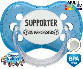 Foot supporter manchester: Sucette Cerise personnalisée - su7.fr