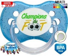 Champion du foot: Sucette Cerise personnalisée - su7.fr