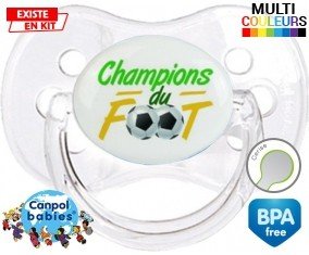 Champion du foot: Sucette Cerise personnalisée - su7.fr