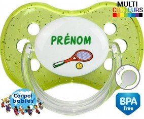 Tennis + prénom: Sucette Cerise-su7.fr