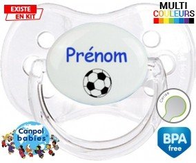 Ballon foot + prénom: Sucette Cerise-su7.fr
