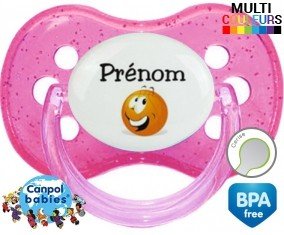 Basket ballon + prénom: Sucette Cerise-su7.fr