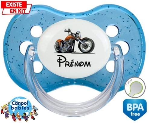 Moto et style2 + prénom: Sucette Cerise-su7.fr