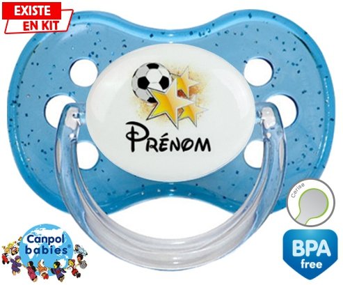 Foot étoile + prénom: Sucette Cerise-su7.fr