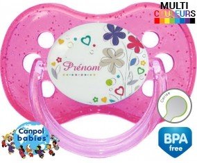 Fleur + prénom: Sucette Cerise-su7.fr