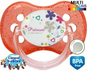 Fleur + prénom: Sucette Cerise-su7.fr