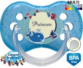 Baleine + prénom: Sucette Cerise-su7.fr