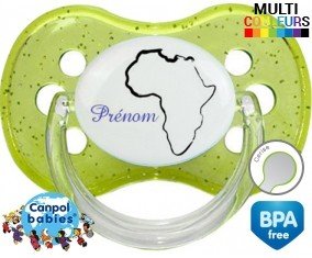 Carte afrique + prénom: Sucette Cerise-su7.fr