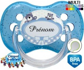 Oursons + prénom: Sucette Cerise-su7.fr