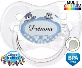 Oursons + prénom: Sucette Cerise-su7.fr