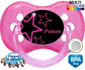 Stars + prénom: Sucette Cerise-su7.fr