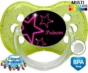 Stars + prénom: Sucette Cerise-su7.fr