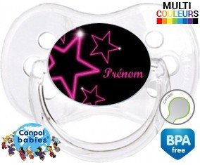 Stars + prénom: Sucette Cerise-su7.fr