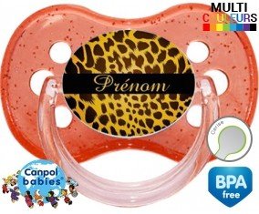 Leopard + prénom: Sucette Cerise-su7.fr