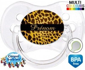 Leopard + prénom: Sucette Cerise-su7.fr