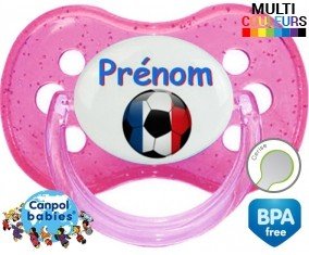 Ballon foot France + prénom: Sucette Cerise-su7.fr