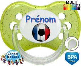 Ballon foot France + prénom: Sucette Cerise-su7.fr