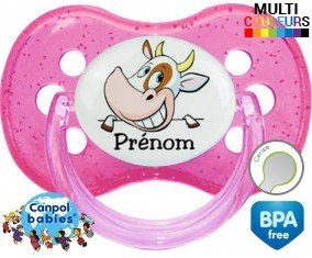 Vache + prénom: Sucette Cerise-su7.fr