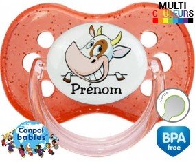 Vache + prénom: Sucette Cerise-su7.fr