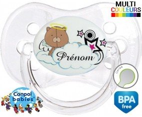 Ourson + prénom: Sucette Cerise-su7.fr