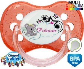 Souris + prénom: Sucette Cerise-su7.fr