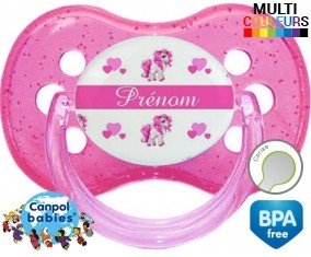 Licorne style3 + prénom: Sucette Cerise-su7.fr