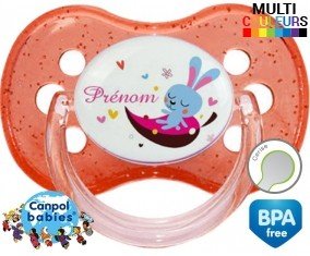 Lapinou + prénom: Sucette Cerise-su7.fr