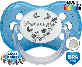 Papillons + prénom: Sucette Cerise-su7.fr