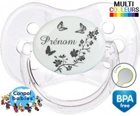 Papillons + prénom: Sucette Cerise-su7.fr
