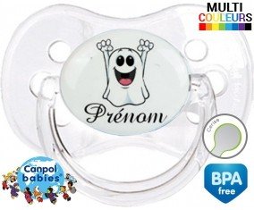 Fantôme joyeux + prénom: Sucette Cerise-su7.fr