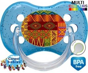 Tetine Fleur africain 2 embout Cerise personnalisée