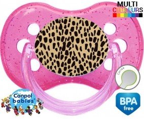 Léopard orange: Sucette Cerise-su7.fr