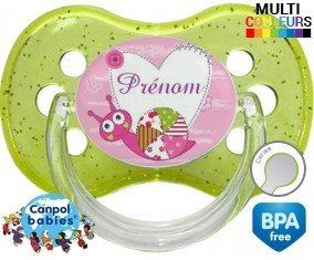 Escargot + prénom: Sucette Cerise-su7.fr