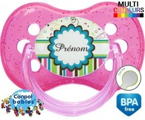 Étoile design (garçon) + prénom: Sucette Cerise-su7.fr