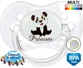 Petit panda + prénom: Sucette Cerise-su7.fr