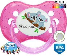 Koalas + prénom: Sucette Cerise-su7.fr