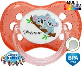 Koalas + prénom: Sucette Cerise-su7.fr