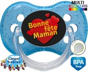 Tetine Bonne fête maman style3 embout Cerise personnalisée