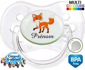 Renard + prénom: Sucette Cerise-su7.fr