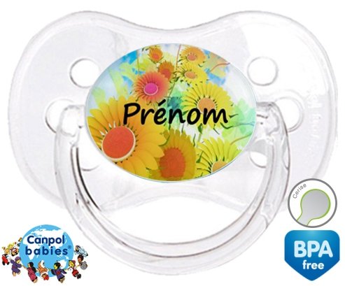 Tournesol + prénom: Sucette Cerise-su7.fr