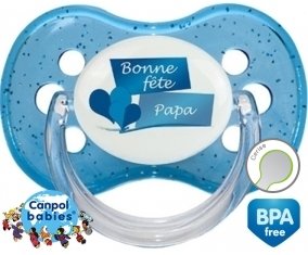 Tetine Bonne fête papa style11 embout Cerise personnalisée